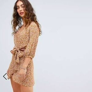 Free People | Clara Floral Print Tunic Dress Blouse - Size XS